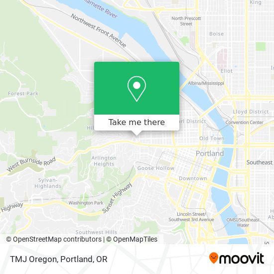 Mapa de TMJ Oregon