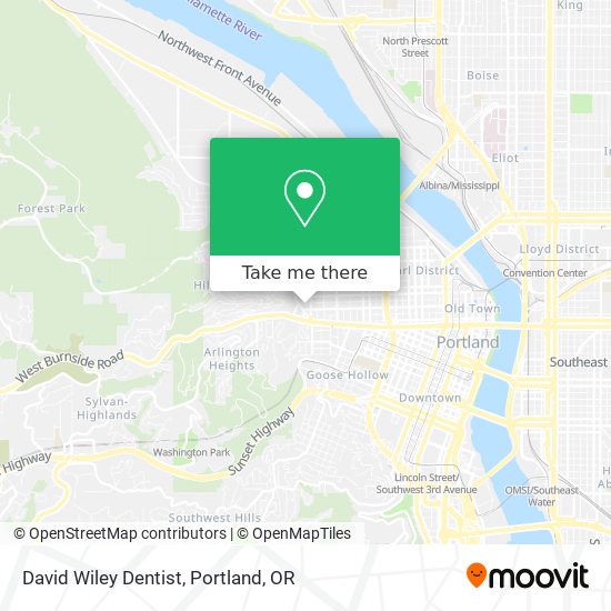 David Wiley Dentist map