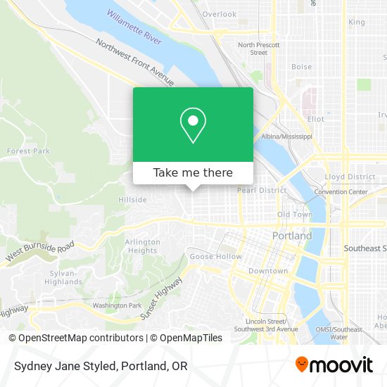 Sydney Jane Styled map