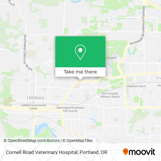 Mapa de Cornell Road Veterinary Hospital