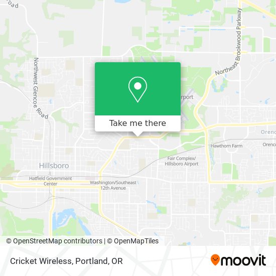 Cricket Wireless map