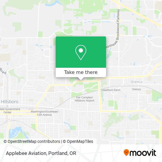 Mapa de Applebee Aviation