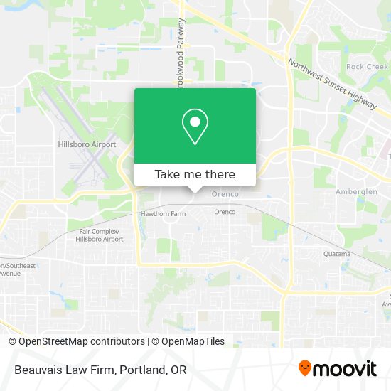 Beauvais Law Firm map
