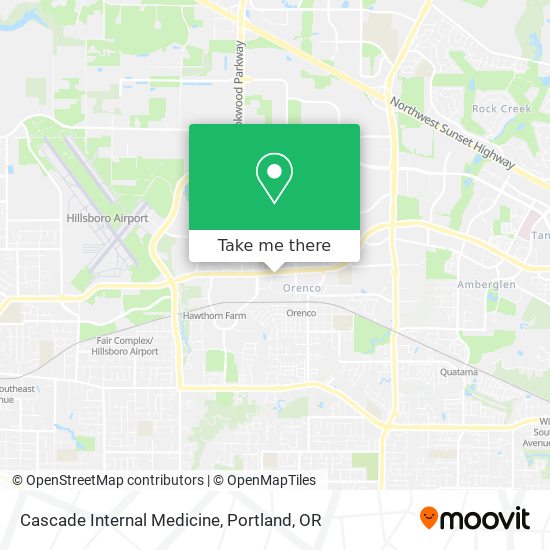 Cascade Internal Medicine map