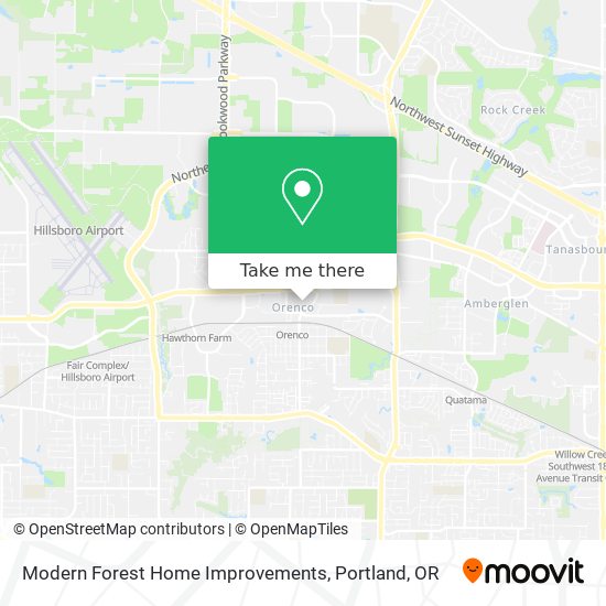 Modern Forest Home Improvements map