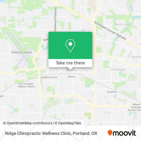 Ridge Chiropractic Wellness Clinic map