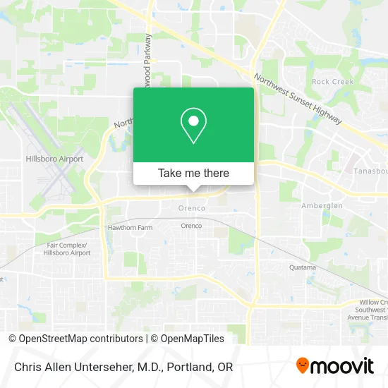 Mapa de Chris Allen Unterseher, M.D.