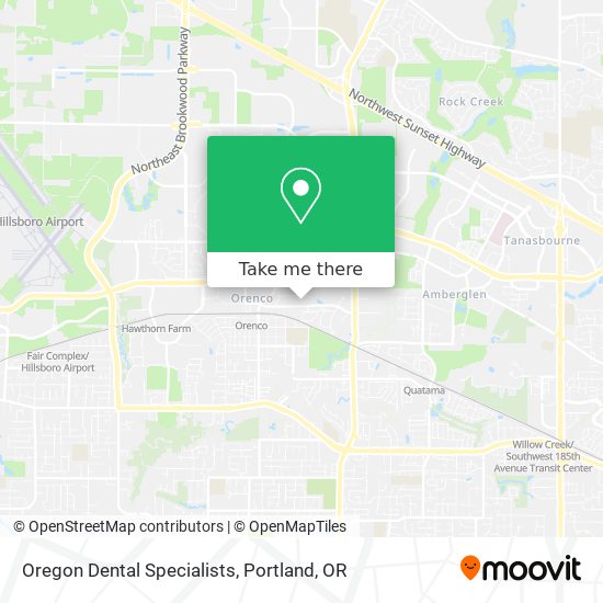 Oregon Dental Specialists map