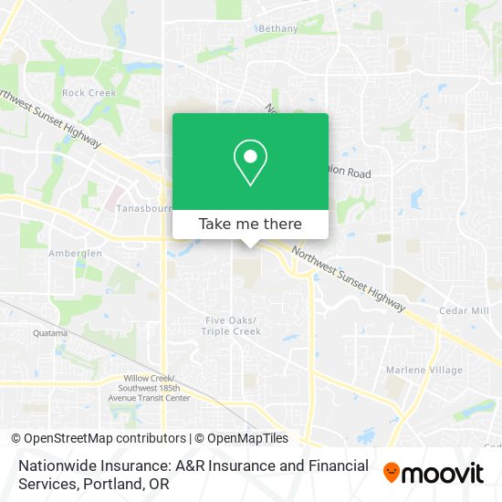 Nationwide Insurance: A&R Insurance and Financial Services map