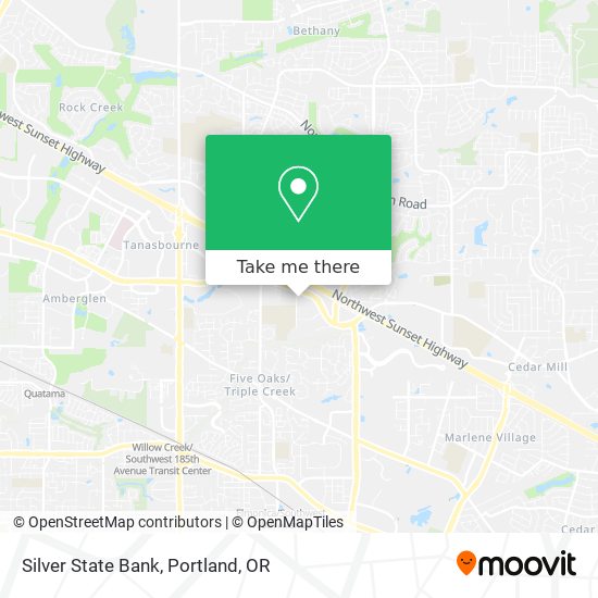 Silver State Bank map