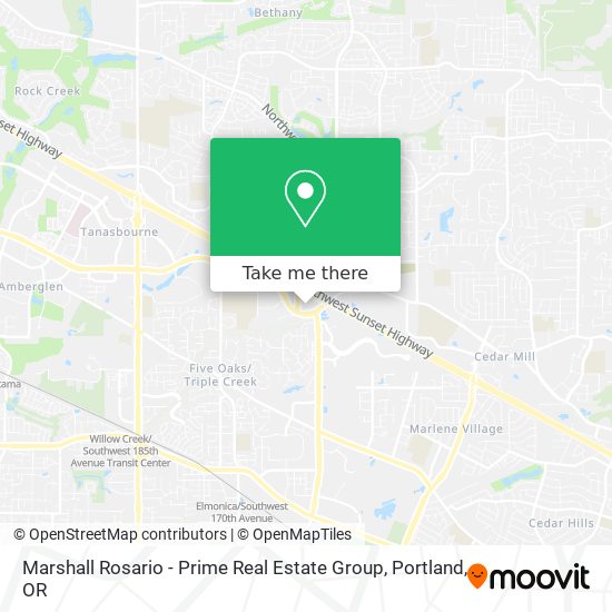 Marshall Rosario - Prime Real Estate Group map