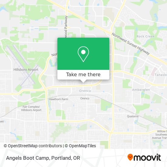 Angels Boot Camp map