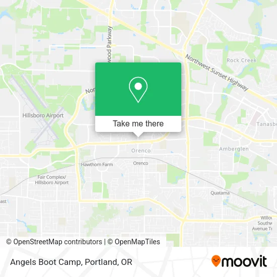 Mapa de Angels Boot Camp