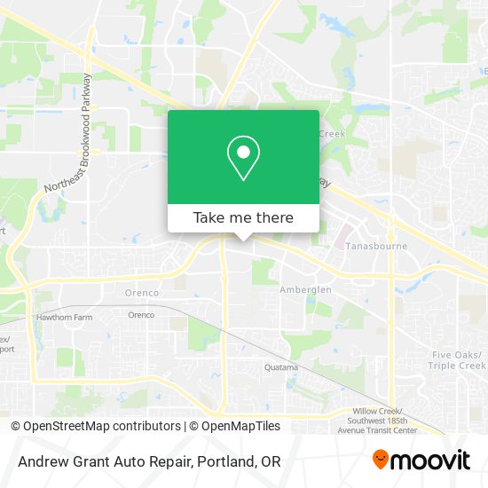 Mapa de Andrew Grant Auto Repair