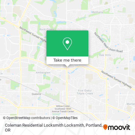 Coleman Residential Locksmith Locksmith map