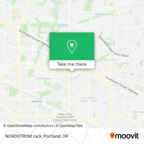 NORDSTROM rack map