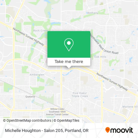 Michelle Houghton - Salon 205 map