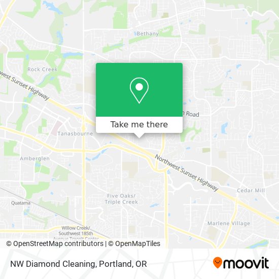 Mapa de NW Diamond Cleaning