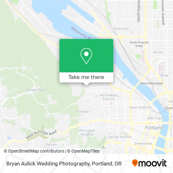 Bryan Aulick Wedding Photography map
