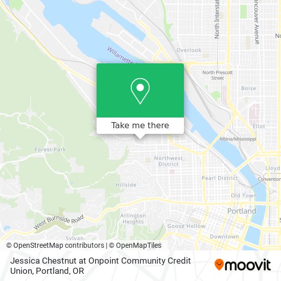 Jessica Chestnut at Onpoint Community Credit Union map