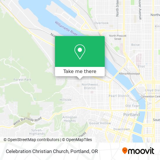 Celebration Christian Church map