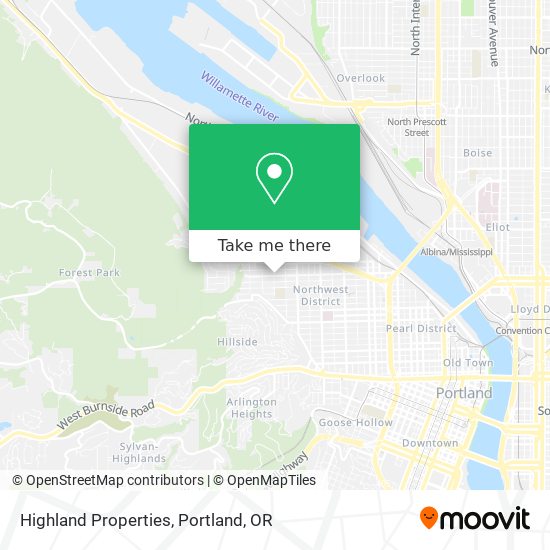 Highland Properties map