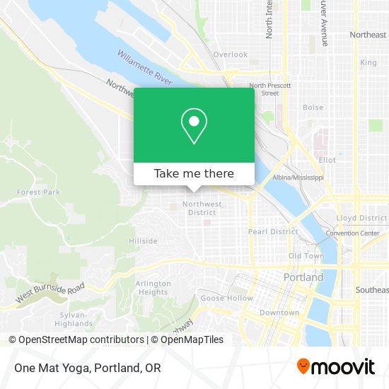 One Mat Yoga map