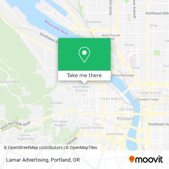Mapa de Lamar Advertising