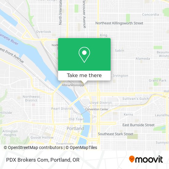 Mapa de PDX Brokers Com