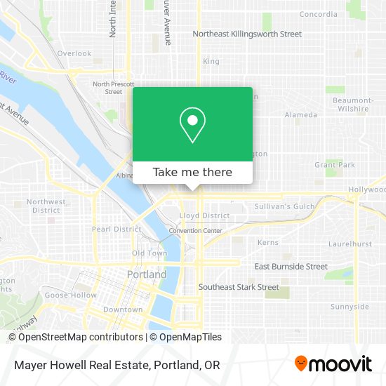 Mayer Howell Real Estate map