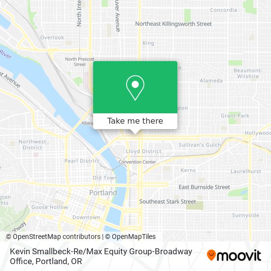 Kevin Smallbeck-Re / Max Equity Group-Broadway Office map