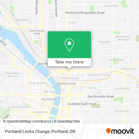 Portland Locks Change map