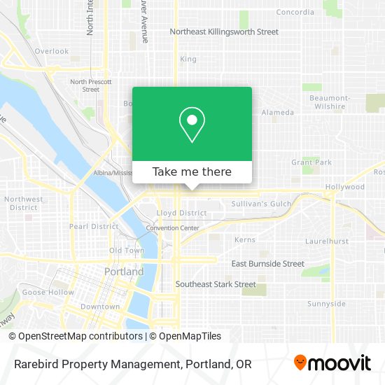 Rarebird Property Management map