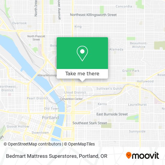 Mapa de Bedmart Mattress Superstores