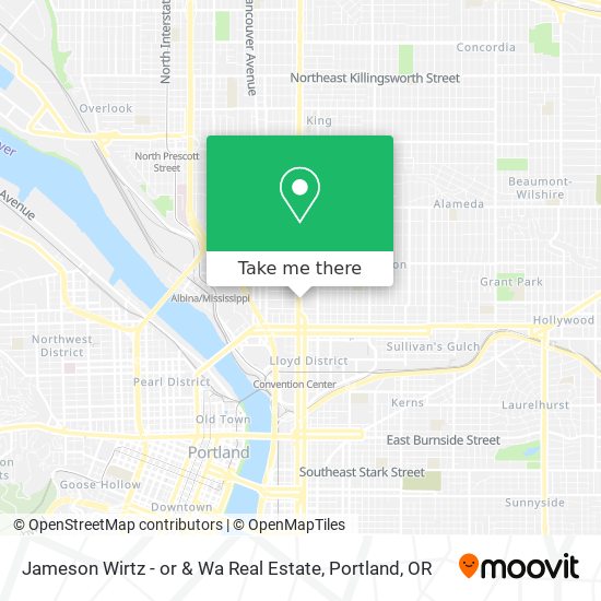 Jameson Wirtz - or & Wa Real Estate map