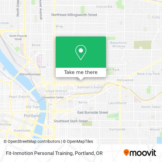 Fit-Inmotion Personal Training map