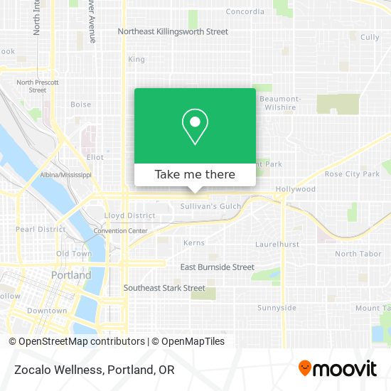 Zocalo Wellness map