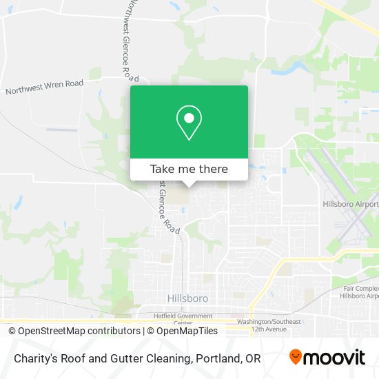 Charity's Roof and Gutter Cleaning map