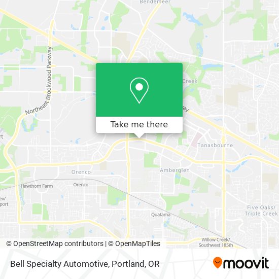 Bell Specialty Automotive map