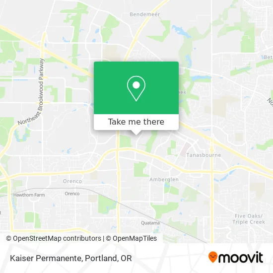 Kaiser Permanente map