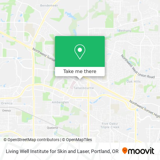 Living Well Institute for Skin and Laser map