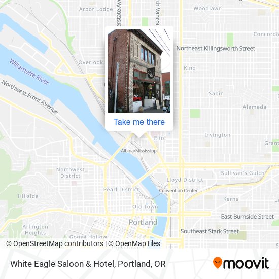 Mapa de White Eagle Saloon & Hotel