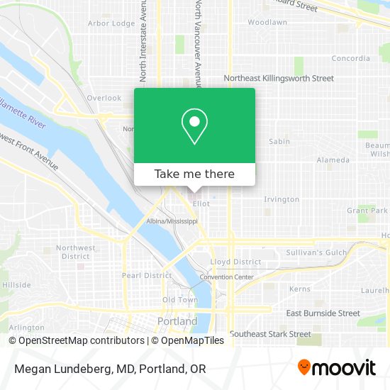 Mapa de Megan Lundeberg, MD