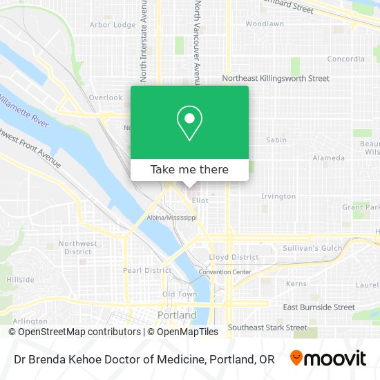 Mapa de Dr Brenda Kehoe Doctor of Medicine