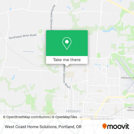 Mapa de West Coast Home Solutions