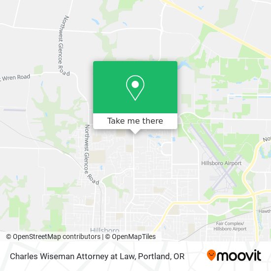 Charles Wiseman Attorney at Law map