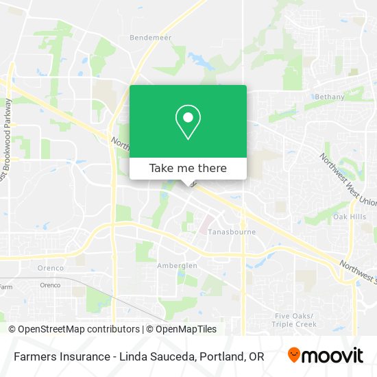 Mapa de Farmers Insurance - Linda Sauceda