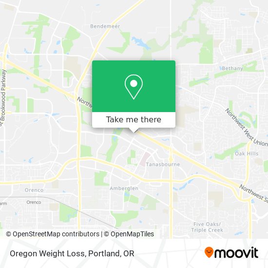 Oregon Weight Loss map