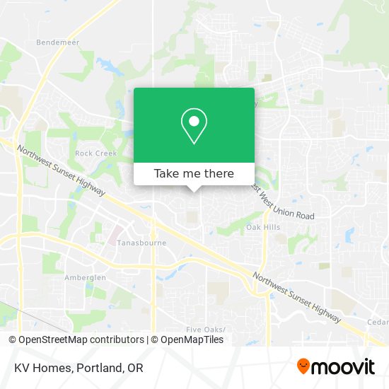 KV Homes map