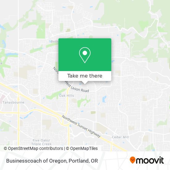 Mapa de Businesscoach of Oregon